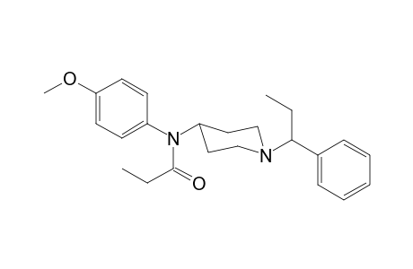 N-4-Methoxyphenyl-N-[1-(1-phenylpropyl)piperidin-4-yl]propanamide
