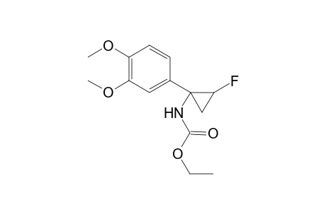 (E)-1-(3,4-dimethoxyphenyl)-2-fluoro-1-(ethoxyamido)cyclopropane
