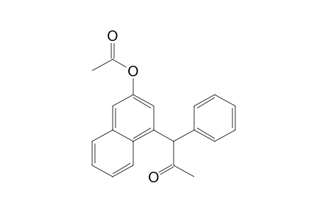 4-(2-oxo-1-phenylpropyl)naphthalen-2-yl acetate