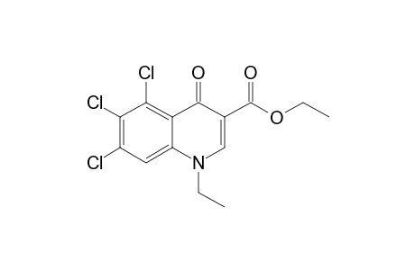 5,6,7-TRICHLORO-1,4-DIHYDRO-1-ETHYL-4-OXOQUINOLINE-3-CARBOXYLIC-ACID-ETHYLESTER