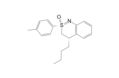 (+-)-(2S*,4S*)-4-Butyl-3,4-dihydro-2-(4-methylphenyl)-2.lambda.(4)-2,1-benzothiazine 2-Oxide