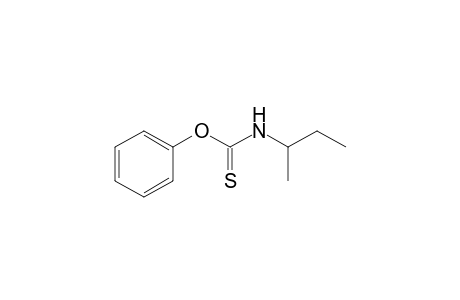 N-butan-2-ylcarbamothioic acid O-phenyl ester