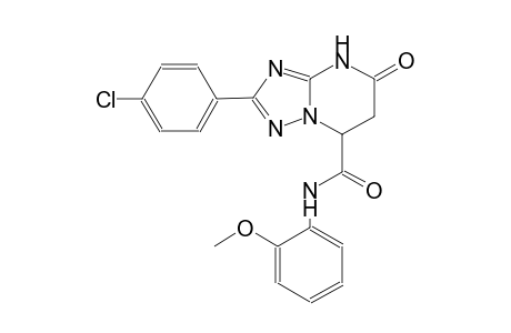[1,2,4]triazolo[1,5-a]pyrimidine-7-carboxamide, 2-(4-chlorophenyl)-4,5,6,7-tetrahydro-N-(2-methoxyphenyl)-5-oxo-