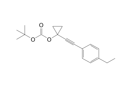 tert-Butyl 1-((4-ethylphenyl)ethynyl)cyclopropyl carbonate