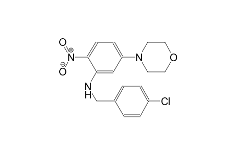 N-(4-chlorobenzyl)-5-(4-morpholinyl)-2-nitroaniline