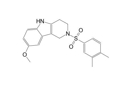 1H-pyrido[4,3-b]indole, 2-[(3,4-dimethylphenyl)sulfonyl]-2,3,4,5-tetrahydro-8-methoxy-