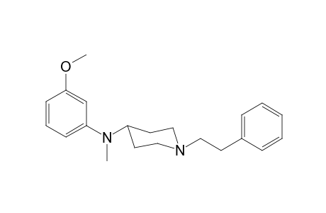N-(3-Methoxyphenyl)-N-methyl-1-(2-phenylethyl)piperidin-4-amine