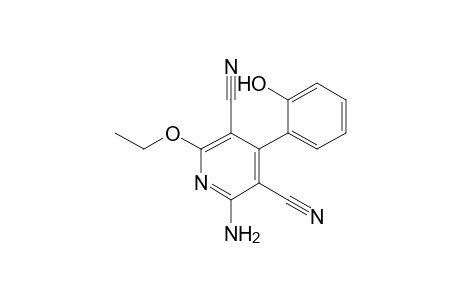 2-Amino-3,5-dicyano-6-ethoxy-4-(2-hydroxyphenyl)pyridine