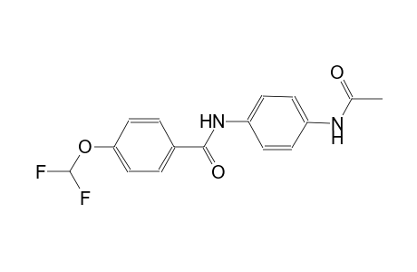 N-[4-(acetylamino)phenyl]-4-(difluoromethoxy)benzamide