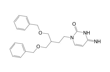 2(1H)-Pyrimidinone, 4-amino-1-[4-(phenylmethoxy)-3-[(phenylmethoxy)methyl]butyl]-