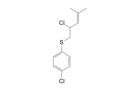 1-Chloro-4-[(2-chloro-4-methyl-3-pentenyl)-thio]-benzol