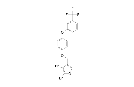 Thiophene, 2,3-dibromo-4-[[4-[3-(trifluoromethyl)phenoxy]phenoxy]methyl]-