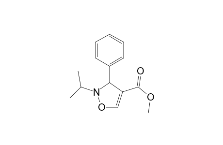 4-Isoxazolecarboxylic acid, 2,3-dihydro-2-(1-methylethyl)-3-phenyl-, methyl ester