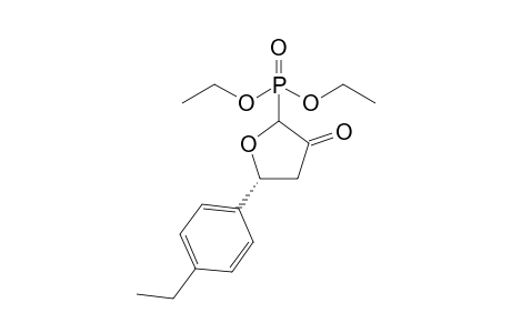 (5R)-2-diethoxyphosphoryl-5-(4-ethylphenyl)-3-oxolanone