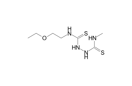 1,2-Hydrazinedicarbothioamide, N1-(2-ethoxyethyl)-N2-methyl-