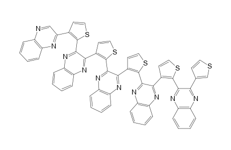1-(3)Thiena-3,5,7,9-tetra-(2,3)thiena-2,4,6-tri-(2,3)quinoxalina-8-(2)quinoxalinaoctane