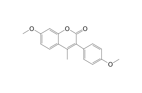 7-Methoxy-3-(4'-methoxyphenyl)-4-methylcoumarin
