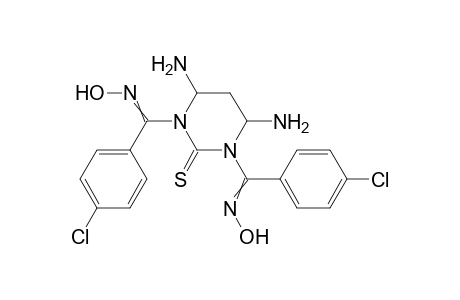 4,6-Diamino-1,3-bis[(4-chlorophenyl)(hydroxyimino)methyl]tetrahydropyrimidine-2(1H)-thione