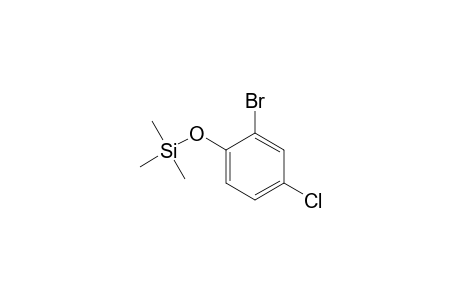 2-Bromo-4-chlorophenol,o-trimethylsilyl