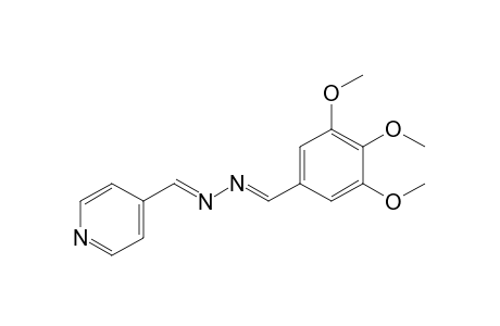 isonicotinaldehyde, azine with 3,4,5-trimethoxybenzaldehyde
