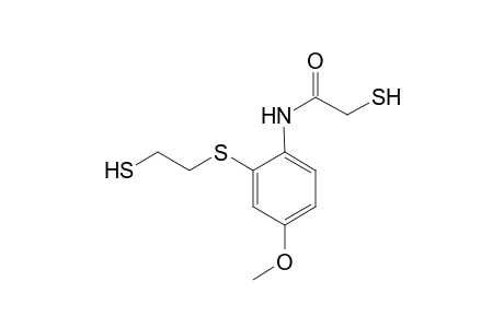 2-mercapto-N-[2-(2-mercaptoethylthio)-4-methoxy-phenyl]acetamide