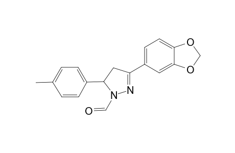 3-(Benzo[d][1,3]dioxol-5-yl)-5-p-tolyl-4,5-dihydro-1Hpyrazole-1-carbaldehyde