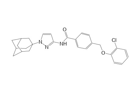 N-[1-(1-adamantyl)-1H-pyrazol-3-yl]-4-[(2-chlorophenoxy)methyl]benzamide