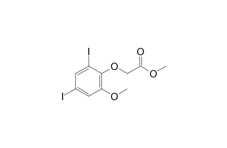 2-(2,4-diiodo-6-methoxy-phenoxy)acetic acid methyl ester