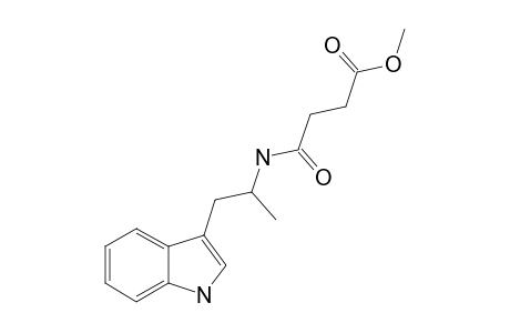 4-[[2-(1H-indol-3-yl)-1-methyl-ethyl]amino]-4-keto-butyric acid methyl ester