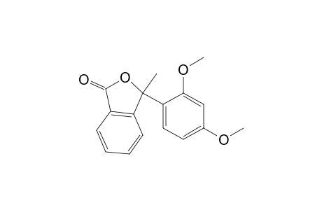 1(3H)-Isobenzofuranone, 3-(2,4-dimethoxyphenyl)-3-methyl-