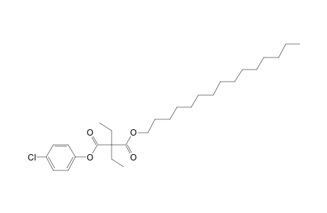 Diethylmalonic acid, 4-chlorophenyl pentadecyl ester