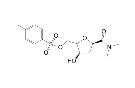 1-(N,N-Dimethylcarboxamido)-2-deoxy-5-O-tosyl-.alpha.-L-erythropentofuranose