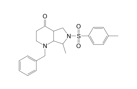 (3aS,6aS)-1-Benzyl-7-methyl-4-oxo-6-tosyloctahydro-1H-pyrrolo[3,4-b]pyridine