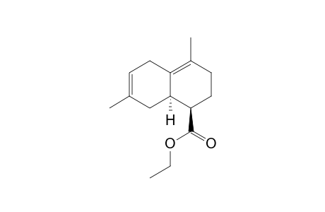 (8aR,1R)-Ethyl 4,7-dimethyl-1,2,3,5,8,8a-hexahydro-1-naphthalenecarboxylate