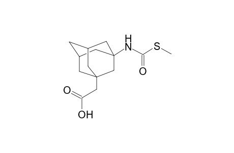 (3-{[(methylsulfanyl)carbonyl]amino}-1-adamantyl)acetic acid