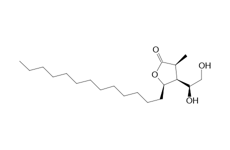 (3S,4S,5R)-4-[(1S)-1,2-Dihydroxyethyl]-3-methyl-5-tridecyldihydrofuran-2-one
