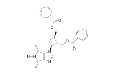 1-AMINO-9-[(1-alpha,2-beta,3-alpha)-2,3-BIS-(BENZOYLOXY-METHYL)-CYCLOBUTYL]-6-IMINO-1,6-DIHYDROPURINE