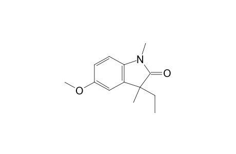3-Ethyl-5-methoxy-1,3-dimethylindolin-2-one