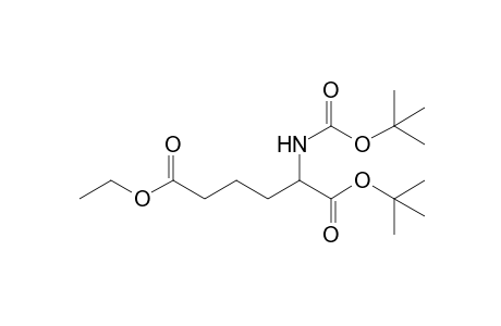 2-(carboxyamino)hexanedioic acid, N,1-di-tert-butyl ethyl ester