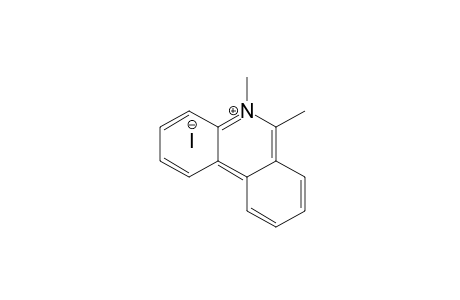 Phenanthridinium, 5,6-dimethyl-, iodide