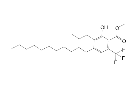 Methyl 2-Hydroxy-3-propyl-6-(trifluoromethyl)-4-undecylbenzoate