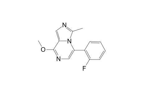 5-(2-fluorophenyl)-8-methoxy-3-methylimidazo[1,5-a]pyrazine