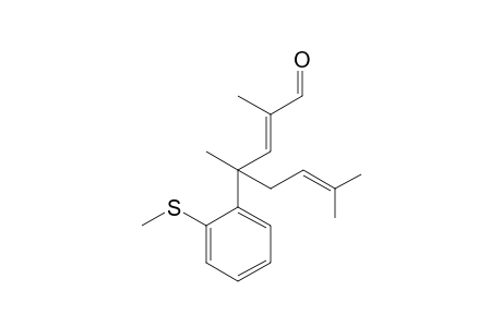 (E)-2,4,7-Trimethyl-4-(2-(methylthio)phenyl)oct-2,6-dienal