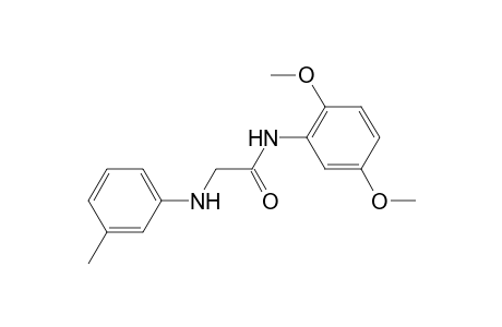 Acetamide, N-(2,5-dimethoxyphenyl)-2-(m-tolylamino)-