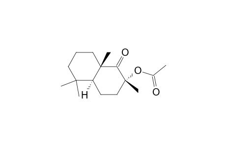 1(2H)-Naphthalenone, 2-(acetyloxy)octahydro-2,5,5,8a-tetramethyl-, [2R-(2.alpha.,4a.alpha.,8a.beta.)]-