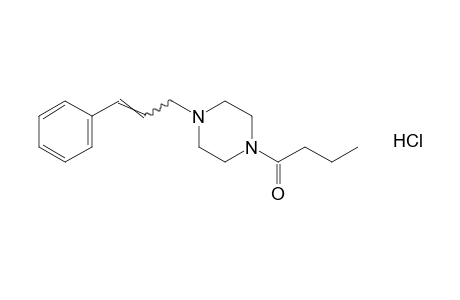 1-butyryl-4-cinnamylpiperazine, monohydrochloride