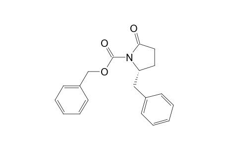 1-Pyrrolidinecarboxylic acid, 2-oxo-5-(phenylmethyl)-, phenylmethyl ester, (R)-
