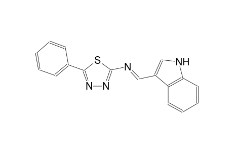 1,3,4-thiadiazol-2-amine, N-[(E)-1H-indol-3-ylmethylidene]-5-phenyl-