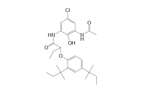 Butanamide, N-[3-(acetylamino)-5-chloro-2-hydroxyphenyl]-2-[2,4-bis(1,1-dimethylpropyl)phenoxy]-