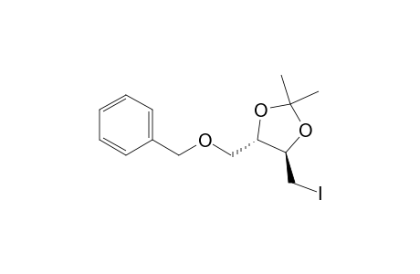 (4R,5S)-4-(iodanylmethyl)-2,2-dimethyl-5-(phenylmethoxymethyl)-1,3-dioxolane